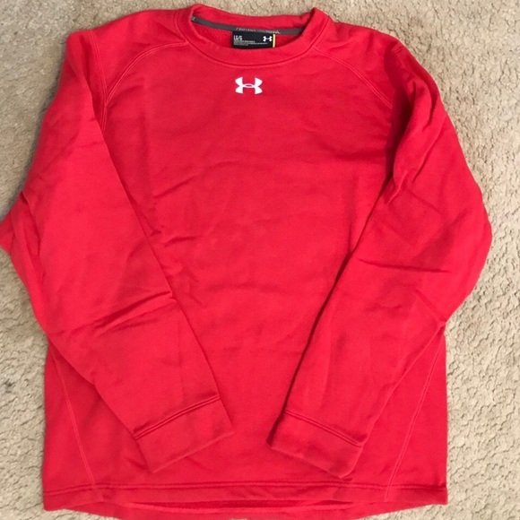 red under armour crew neck - Picture 1 of 1